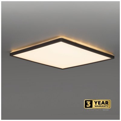 Plafon LED NIVERA SQUARE 24W 3CCT IP54 czarny Kobi Premium