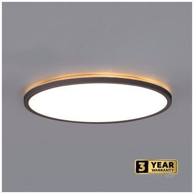 Plafon LED NIVERA CIRCLE 18W 3CCT LX IP54 czarny Kobi Premium
