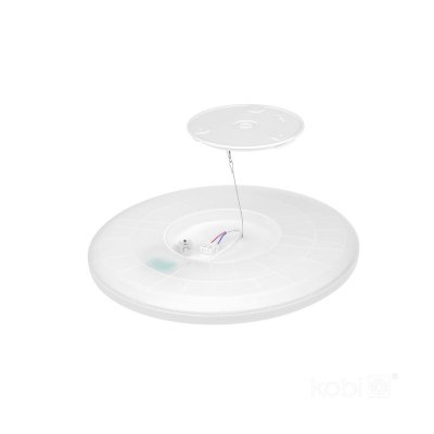 Plafon LED NIVERA CIRCLE 24W 3CCT LX IP54 czarny Kobi Premium