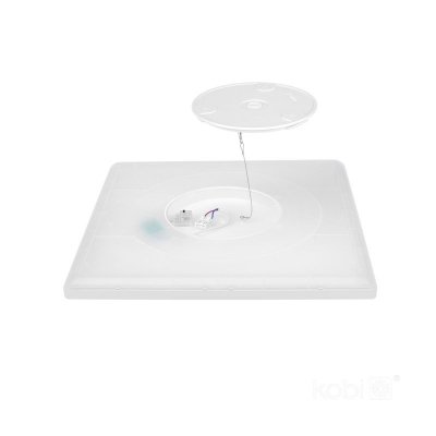 Plafon LED NIVERA SQUARE 24W 3CCT LX IP54 biały Kobi Premium