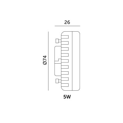 Żarówka LED GX53 5W 4000K Kobi