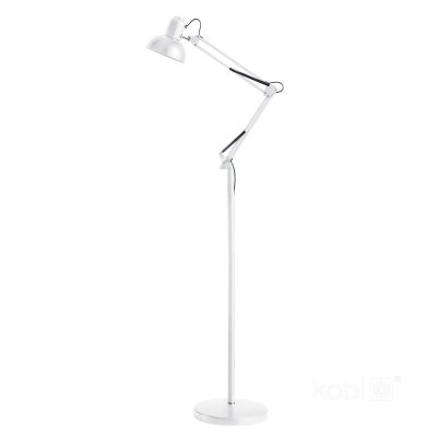 Lampa podłogowa AURIQ ST 1xE27 biała LED2B