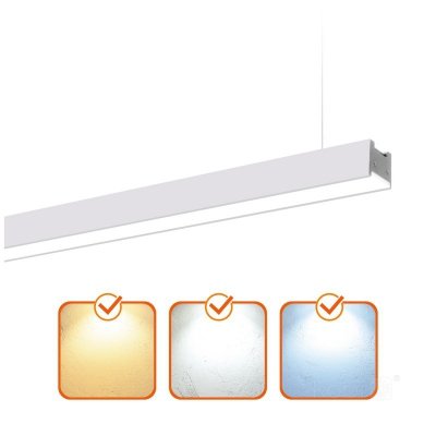 Oprawa liniowa LED KOLINE GO 40W 3CCT biała Kobi Pro