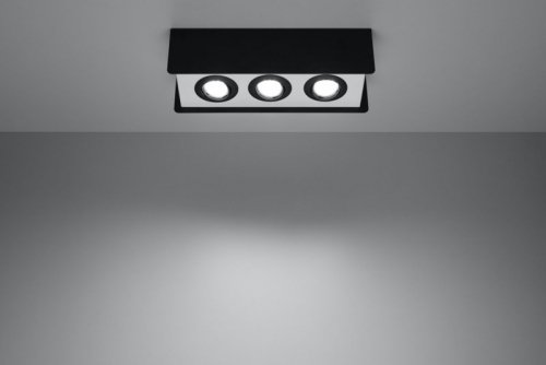 Plafon STEREO  czarny