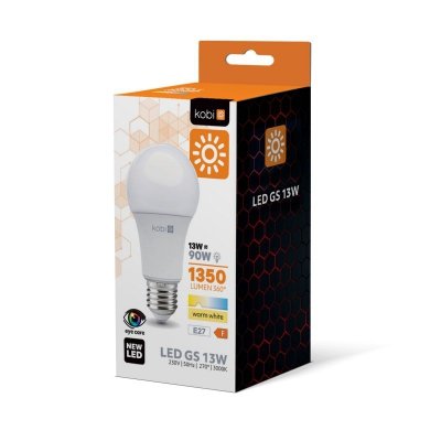 Żarówka LED GS 13W E27 3000K Kobi