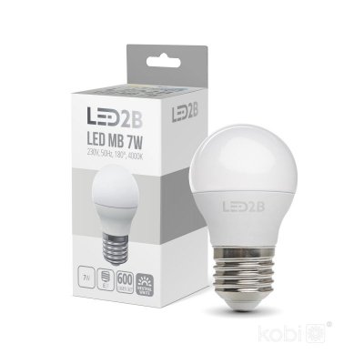 Żarówka LED MB 7W E27 4000K LED2B
