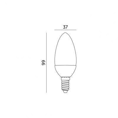 Żarówka LED SW 4,5W E14 4000K Kobi