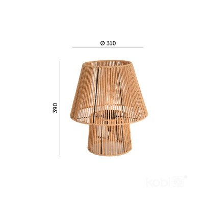 Lampka biurkowa BOHO SIMBU LS 1xE27 Kobi Design