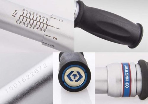 KLUCZ DYNAMOMETRYCZNY 1/2&quot; Z PRZYCISKIEM 40 - 200 Nm King Tony
