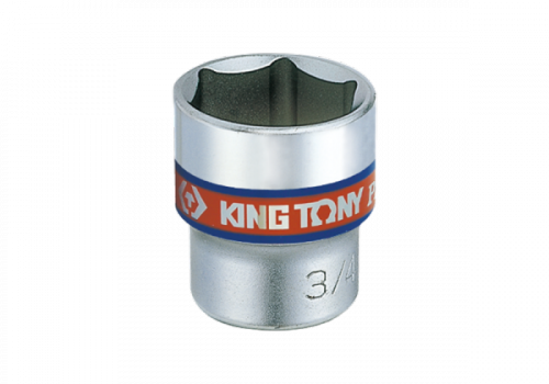 NASADKA KRÓTKA 3/8&quot; CALOWA 19/32&quot; x 29mm 6-kąt. Cr-v King Tony
