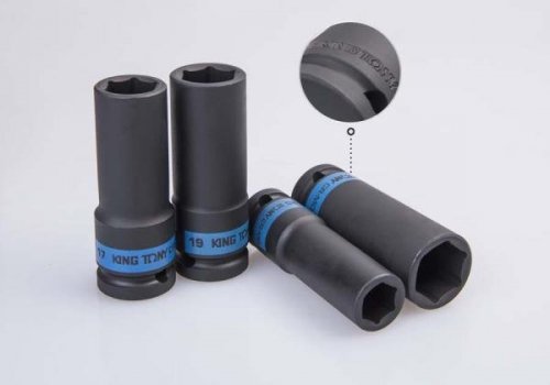 NASADKA DŁUGA UDAROWA 1/2&quot; 30mm x 80mm, 6-kąt King Tony