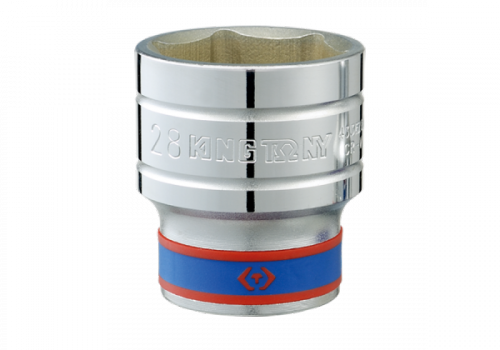NASADKA KRÓTKA 1/2&quot; 34mm x 46mm, 6-kąt. Cr-v King Tony