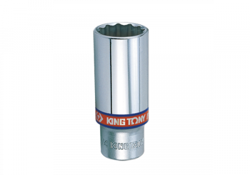 NASADKA DŁUGA 3/8&quot; CALOWA 3/4&quot; x 63mm 12-kąt. Cr-V King Tony