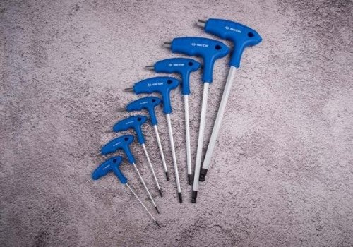 ZESTAW IMBUSÓW Z UCHWYTEM &quot;L&quot; 8szt. 1160 - HEX / HEX Z KULKĄ 2 - 10mm, KARTON King Tony