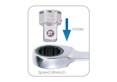 UCHWYT DO NASADEK 3/8&quot; NA KLUCZ Z GRZECHOTKĄ 13mm King Tony