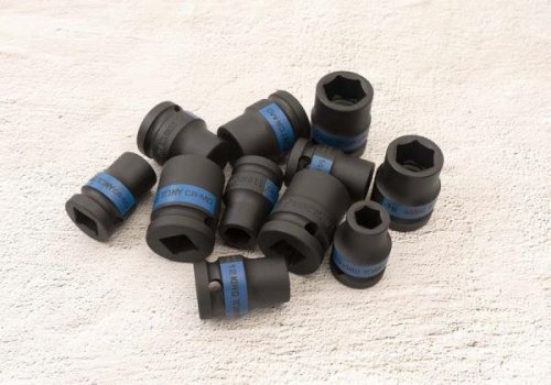ZESTAW NASADEK UDAROWYCH 1/2&quot; 11cz. KRÓTKIE 6-kąt. 10 - 21mm, KASETA King Tony