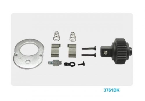 GRZECHOTKA Z PRZYCISKIEM 3/8&quot; 32 ZĘBY 200mm UCHWYT MOLETOWANY King Tony