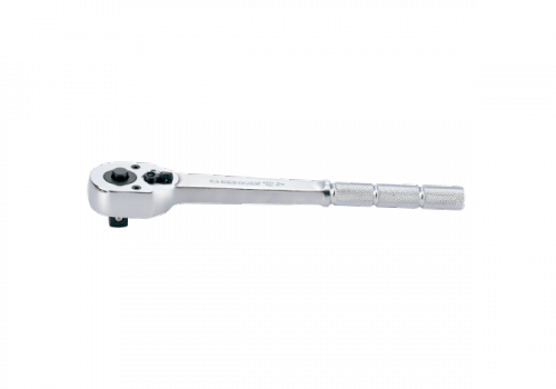 GRZECHOTKA Z PRZYCISKIEM 1/2&quot; 32 ZĘBY 250mm UCHWYT DO PRZEDŁUŻKI 4121 King Tony