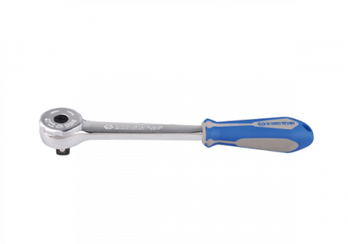 GRZECHOTKA 3/8&quot; 72 ZĘBY 200mm UCHWYT GUMOWY King Tony