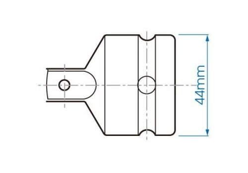 REDUKCJA UDAROWA 3/4&quot;F(OTWÓR)x1/2&quot; M (TRZPIEŃ), Z KULKĄ King Tony