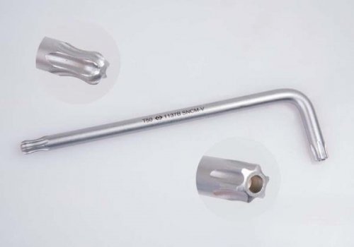 ZESTAW IMBUSÓW 9 szt. ZAOKRĄGLONY TORX EXTRA DŁUGIE T10 - T50, UCHWYT PLAST. BLISTER King Tony