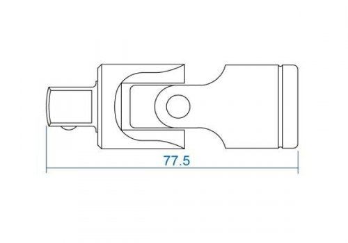 PRZEGUB KARDANA 1/2&quot; Cr-V King Tony