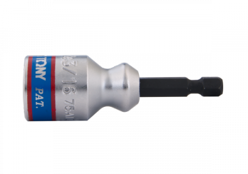 NASADKA DO PRĘTÓW GWINTOWANYCH 12mm DO WKRĘTAREK 1/4&quot; x 66mm (ZAKRES 11.4 - 12.7mm) King Tony