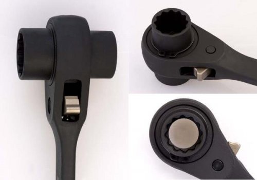 DWUSTRONNY KLUCZ NASADKOWY Z GRZECHOTKĄ 32x36mm, DŁ. 450mm King Tony