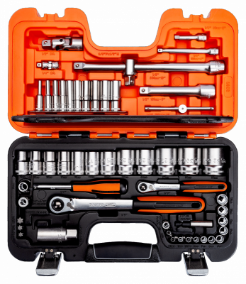 Zestaw nasadek 1/4&quot; i 1/2&quot;, 56 elementów BAHCO