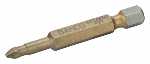 Bit udarowy 1/4&quot; powlekany TIN PZ1x50 mm, 5 szt. BAHCO