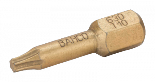 Bit diamentowy 1/4&quot; do śrub TORX T10x25 mm, 5 szt. BAHCO