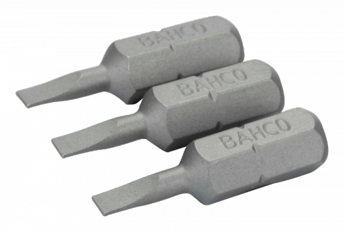 Bit 1/4&quot; do śrub płaskich 0.6x3.5x25 mm, 3 szt. BAHCO