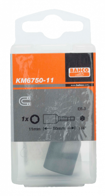 Końcówka magnetyczna 1/4 cala – 50 mm BAHCO