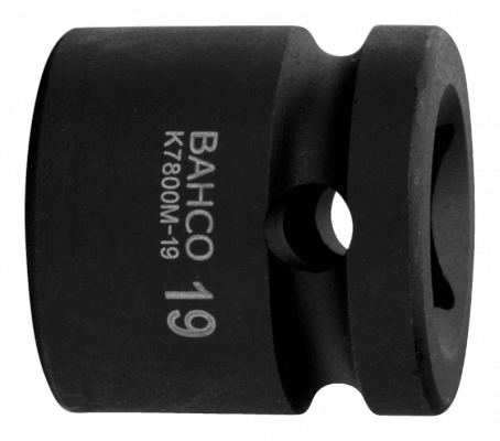 Nasadka udarowa 1/2&quot; 6-kątna 21 mm ultrakrótka BAHCO