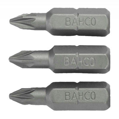 Bit 1/4&quot; PZ3x25 mm, 3 szt. BAHCO