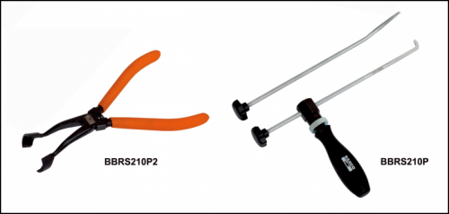 Ostrza do sprężyn hamulca nożnego, zestaw 2 szt. BBR210P3 BAHCO