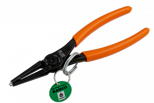 Szczypce do pierścieni segera wewnętrznych proste 180 mm BAHCO