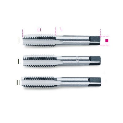 Komplet gwintowników ręcznych M11x1,5, 3-części Beta