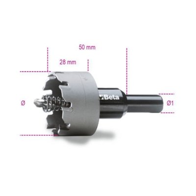 Otwornica z węglików spiekanych 26 mm, 452 Beta