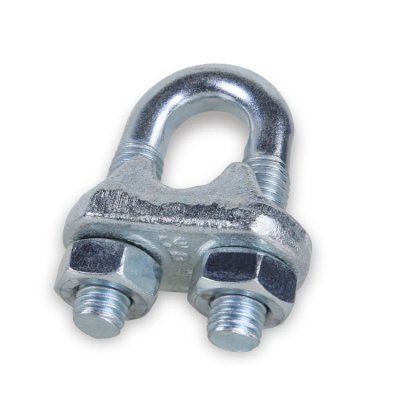 Zacisk linowy kabłąkowy stalowy ocynkowany 5 mm (3/16&quot;) Robur