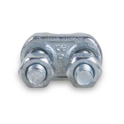 Zacisk linowy kabłąkowy stalowy ocynkowany 8 mm (5/16&quot;) Robur