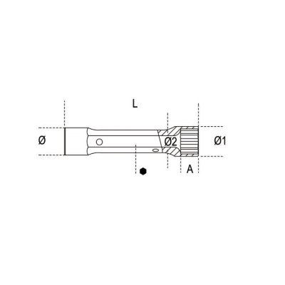 Klucz rurowy dwustronny 12-kątny 18x19 mm, 930 Beta