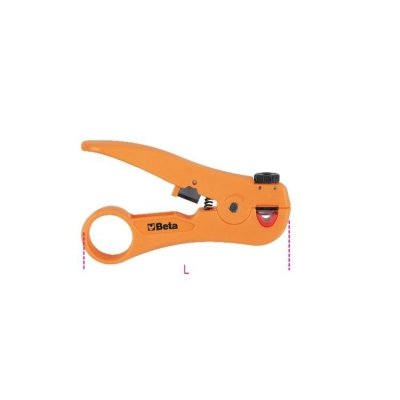 Szczypce kieszonkowe do ściągania izolacji z mechanizmem tnącym 3,5-9 mm, 1144T Beta