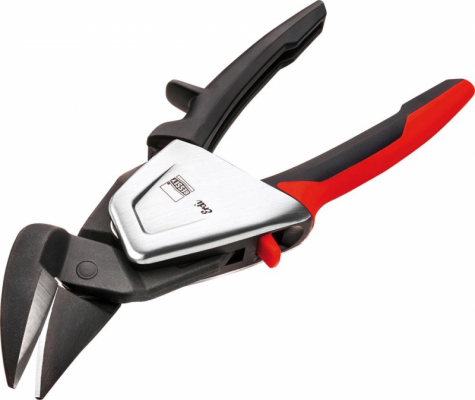 Nozyce do blachy Ideal z przelozeniem dzwigni i rekojescia 2-komponent. lewe 230mm Erdi