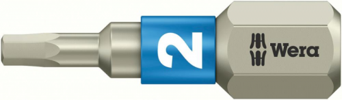 Bit nierdzewny 1/4&quot; DIN3126C6,3do srub z lbem z gniazdem 6-katnym 2x25mm Wera
