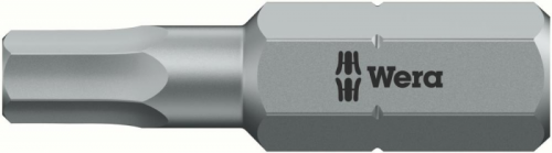 Bit ciagliwo-twardy 1/4&quot; DIN3126C6,3do srub z lbem z gniazdem 6-katnym 4x25mm Wera