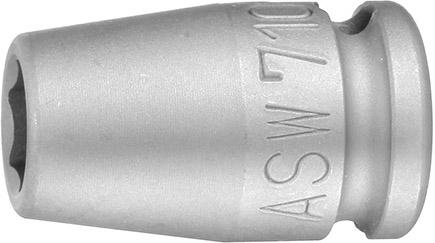 Udarowa koncowka wymiennaklucza nasadowego, 3/8&quot; 10mm ASW