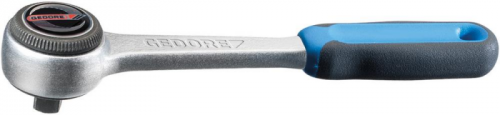 Grzechotka dwukierunkowa 1/4&quot;,, 129mm, 72-zęby,  GEDORE