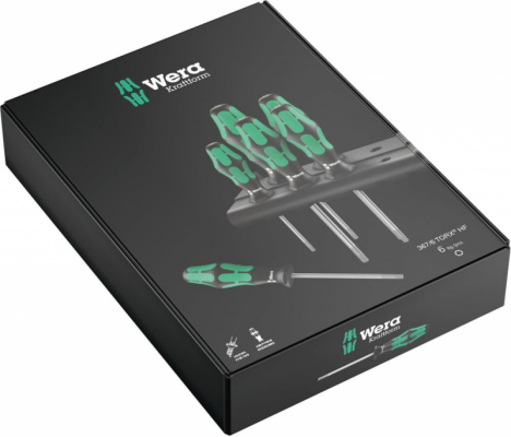 Zestaw srubokretow TORX z magnesem 6czesc.