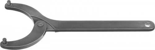 Klucz do nakrętek z otworami czołowymi, przegubowy 80–125 mm, czopy 8 mm AMF